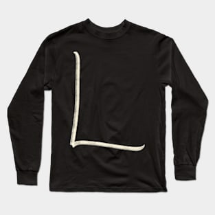 Hand Drawn Letter L Long Sleeve T-Shirt